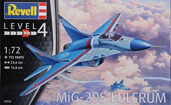Revell 1/72 Scale - MiG-29S Fulcrum