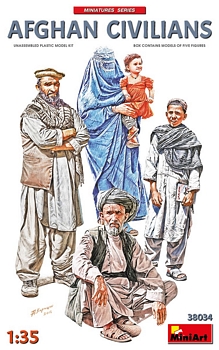 Miniart 1/35 Scale - Afghan Civilians