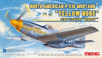 Meng 1/48 Scale - North American P-51D Mustang "Yellow Nose"