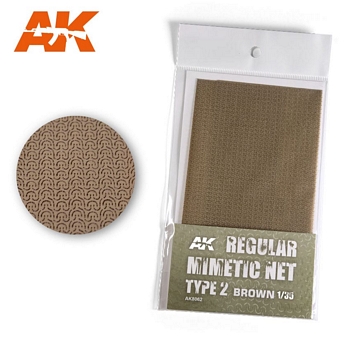 AK Interactive Camouflage Net Type 2 Brown