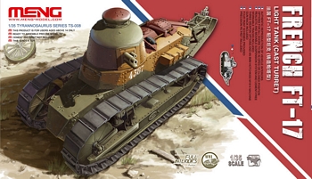 Meng 1/35 Scale - French  Light Tank FT-17 (Cast Turret)