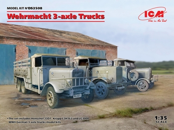 ICM 1/35 Scale - Wehrmacht 3-Axle Trucks