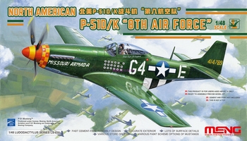Meng 1/48 Scale North American P-51D/K Mustang Eighth Air Force
