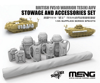 Meng 1/35 Scale - British Warrior TES(H) Stowage & Accessories