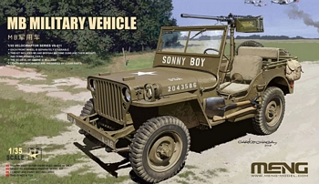 Meng 1/35 Scale - MB Willys Jeep Military Vehicle