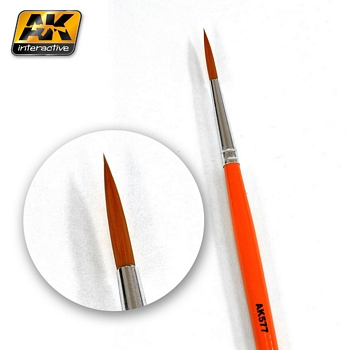AK Interactive Synthetic Fine Long Weathering Brush