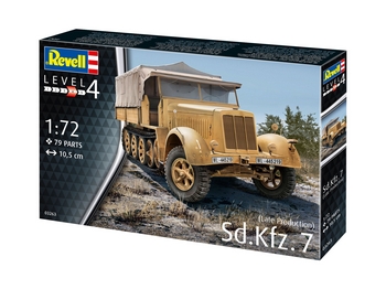 Revell 1/72 Scale - Sd.Kfz.7 (Late Production)