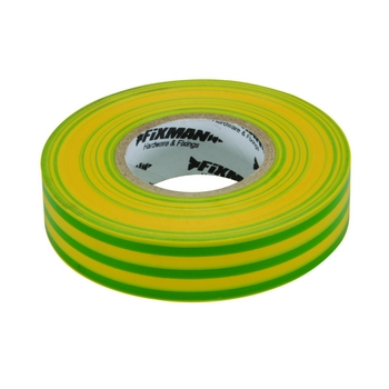 Fixman Electrical Insulation Tape - Green/Yellow