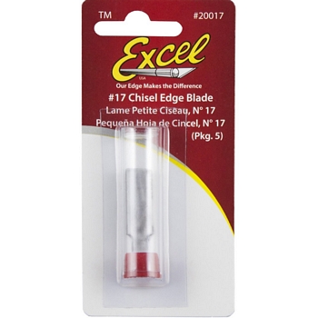 Excel #17 Chisel Edge Replacement Blades 5 Pack