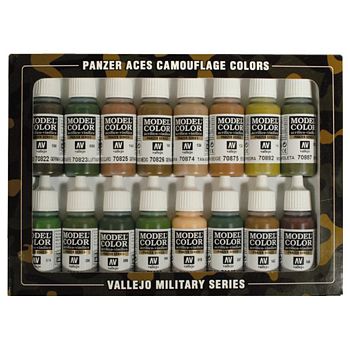 Model Color Panzer Aces Camouflage Colors Paint Set