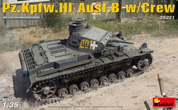MiniArt 1/35 Scale - Pz.Kpfw.III Ausf.B w/Crew