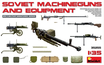 MiniArt 1/35 Scale - Soviet Machineguns and Equipment