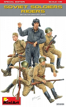 MiniArt 1/35 Scale - Soviet Soldiers Riders