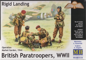 Masterbox 1/35 Scale - British Paratroopers WWII, Rigid Landing