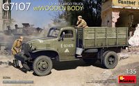 MiniArt 1/35 Scale - G7107 1.5T 4x4 Cargo Truck with Wooden Body