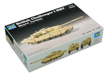Trumpeter 1/72 Scale - British Challenger I MBT (Desert Version)
