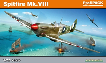 Eduard 1/72 Scale - Spitfire Mk.VIII Profipack Edition