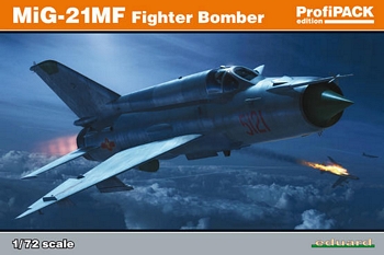 Eduard 1/72 Scale - MiG-21MF Fighter Bomber Profipack Edition