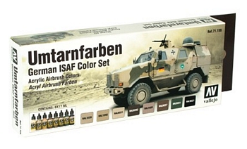 Model Air Umtarnfarben German ISAF Color Set