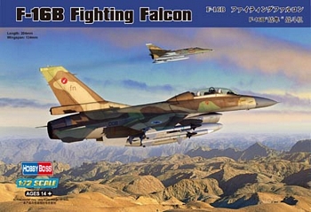 HobbyBoss 1/72 Scale - F-16B Fighting Falcon