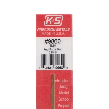 K & S PRECISION METALS 8126 3PK3/32 x 12 BRS RND Tube 