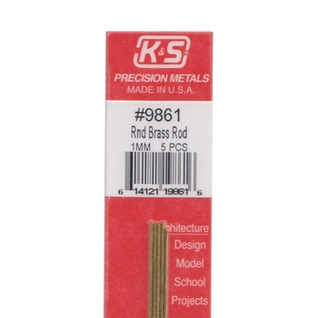 K&S Brass Rod 1.0 x 300mm #8161