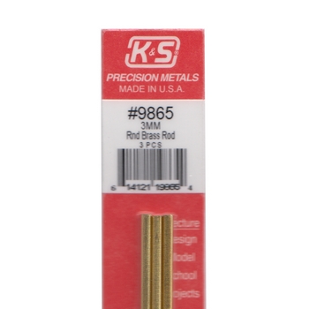 K&S Brass Rod 3.0 x 300mm #9865