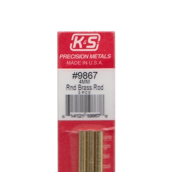 K&S Brass Rod 4.0 x 300mm #9867