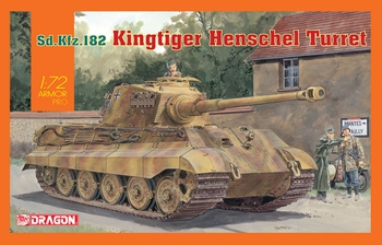Dragon 1/72 Scale - Sd.Kfz.182 Kingtiger Henschel Turret