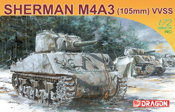 Dragon 1/72 Scale - M4A3 Sherman (105mm) VVSS