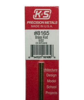 K&S Brass Rod 5/32\" x 12\" #8165