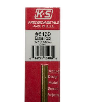 K&S Brass Rod .072" x 12" #8169