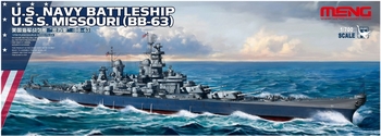 Meng 1/700 Scale - US Navy Battleship USS Missouri (BB-63)