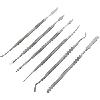6 Stainless Steel Double Ended Sculpting Tools