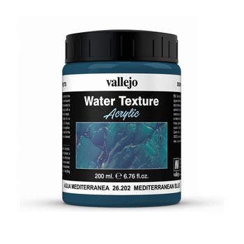Vallejo Water Texture 26202 Mediterranean Blue