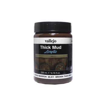 Vallejo Thick Mud 26811 Brown Thick Mud