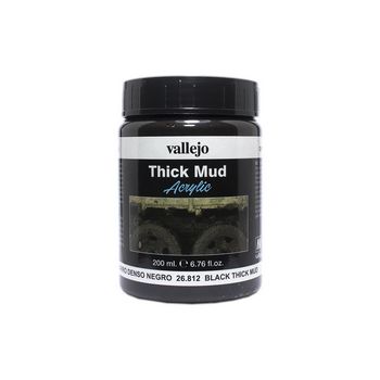 Vallejo Thick Mud 26812 Black Thick Mud