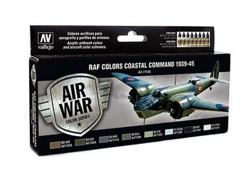 Model Air RAF Colors Coastal Command 1939-1945 Paint Set