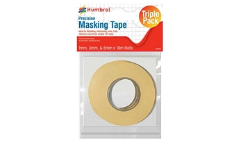 Humbrol Precision Masking Tape Triple Pack