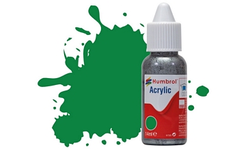 Humbrol Acrylic - No2 Emerald Green - Gloss