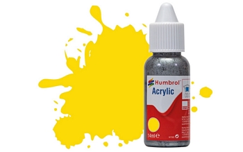 Humbrol Acrylic - No69 Yellow - Gloss