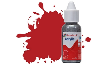 Humbrol Acrylic - No153 Insignia Red - Matt