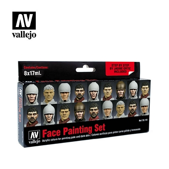 Model Color Face Painting Paint Set