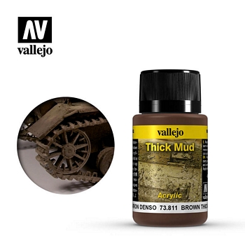 Vallejo Weathering Effects - Brown Mud 40ml