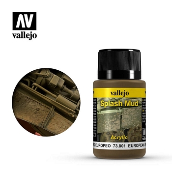 Vallejo Weathering Effects - European Splash Mud 40ml