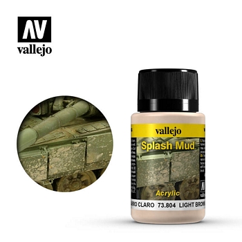 Vallejo Weathering Effects - Light Brown Splash Mud 40ml
