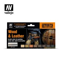 Model Color Wood & Leather Paint Set