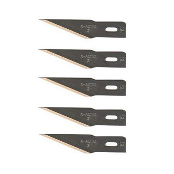 X-Acto #2 Heavy Duty Replacement Knife Blades 5 Pack